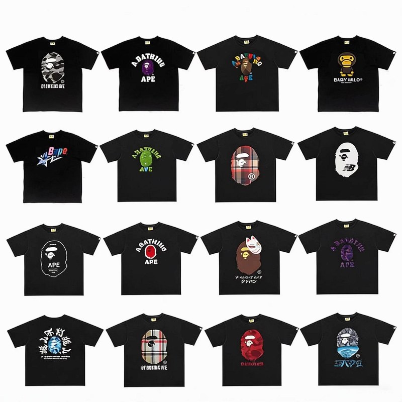 Bape Classic Monkey Print T-Shirt Collection Review: Weighed, Fitted and Cold-Washed in Three Colorways