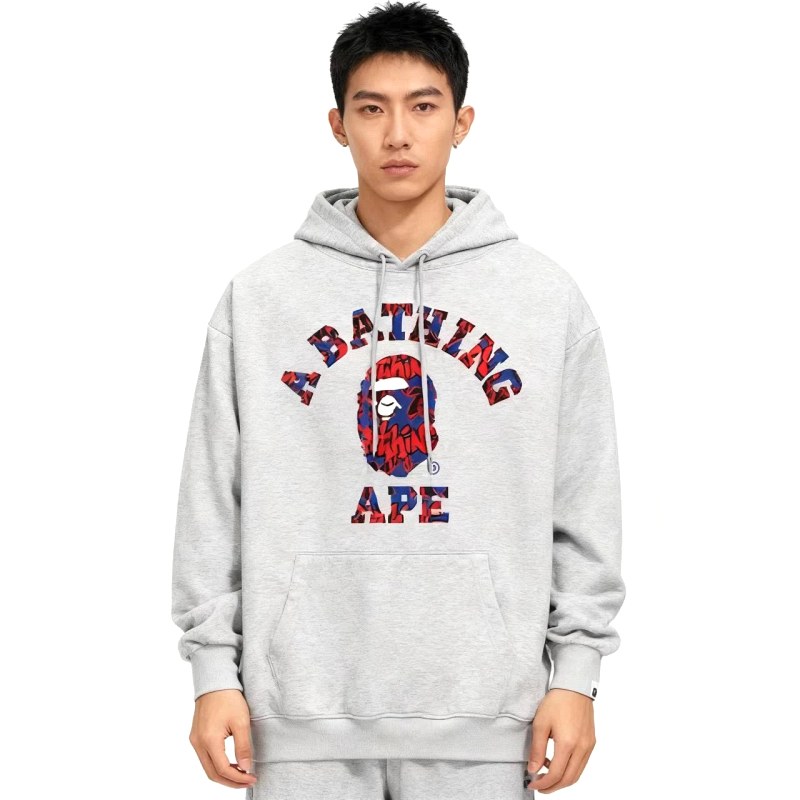 Bape White Hoodie in Relaxed Streetwear Style Review: Fabric Weight, Hood Build and Wash Durability