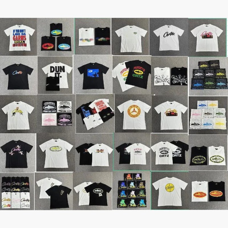Corteiz Graphic Print Multicolor T-Shirt Collection Review: Loose Crew-Neck Tee, Tested