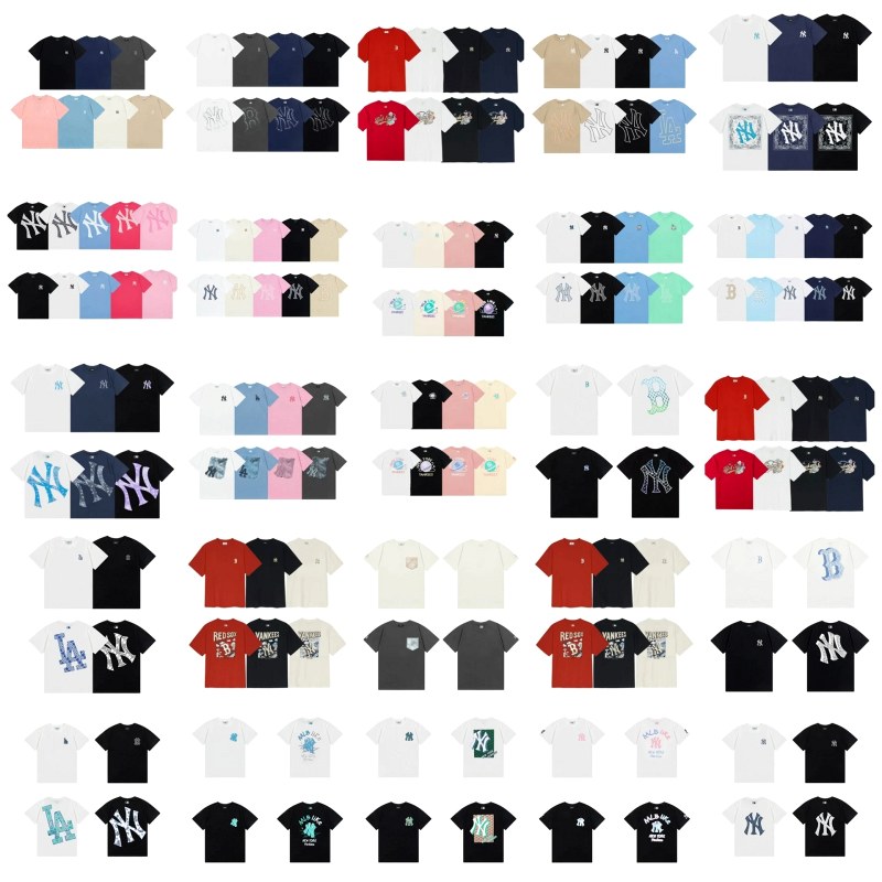 MLB Multi-Color T-Shirt Collection Review: 37 Colorways, 100% Cotton, S–XXXL
